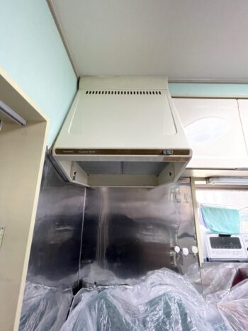 前橋市　レンジフード　入れ替え工事